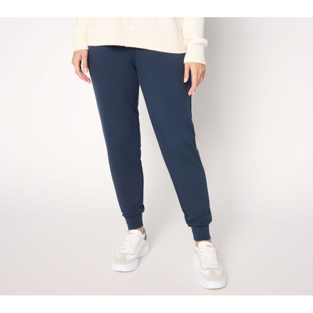 Brandis Dress Out Loud Women's Petite Pants PM Acquitted Knit Ankle Blue A698069